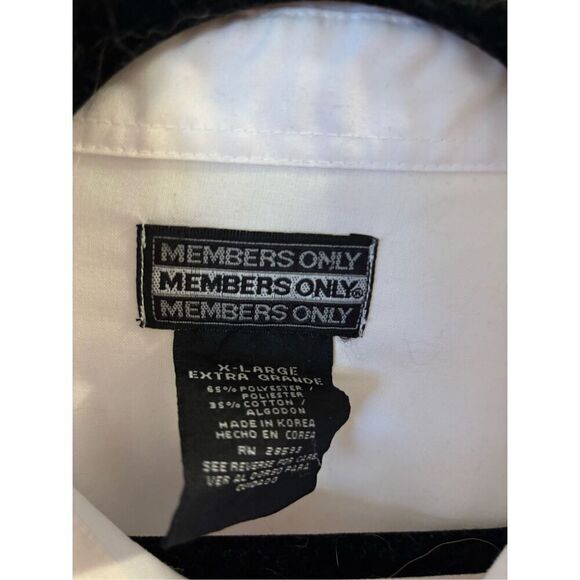 Vintage Members Only Shirt - Picture 3 of 4
